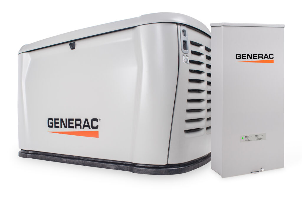 next gen generac home standby generator with automatic transfer switch