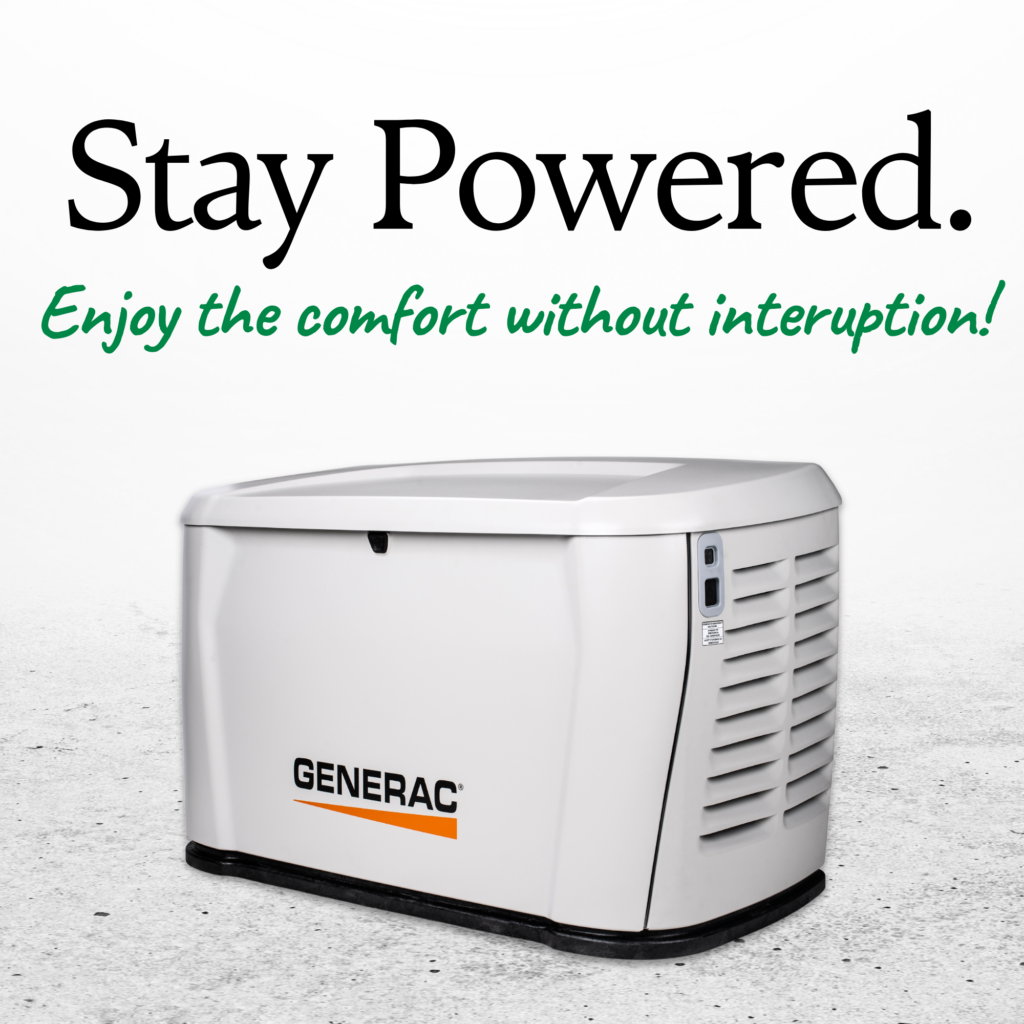 air cooled generac generator
